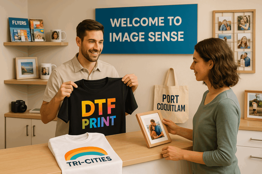 Looking for a local print shop in Coquitlam or the Tri-Cities? Image Sense offers custom printing, passport photos, apparel, and business solutions with care.